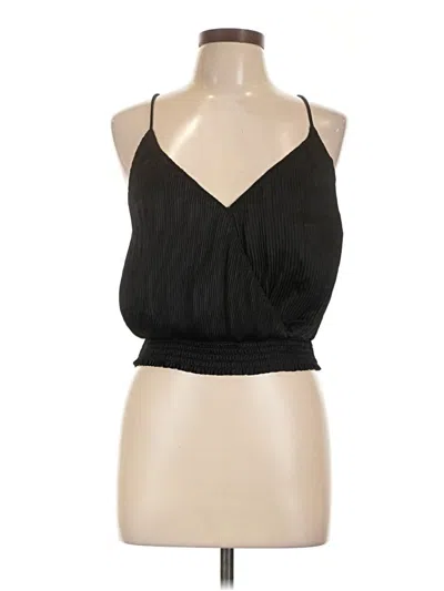 Pre-owned Astr Sleeveless Blouse In Black