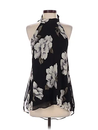 Pre-owned Astr Sleeveless Blouse In Black