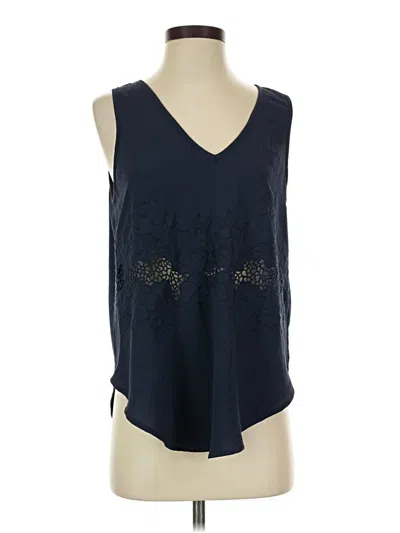 Pre-owned Astr Sleeveless Blouse In Blue