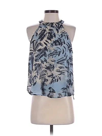 Pre-owned Astr Sleeveless Blouse In Blue