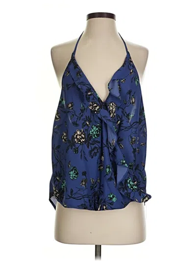 Pre-owned Astr Sleeveless Blouse In Blue
