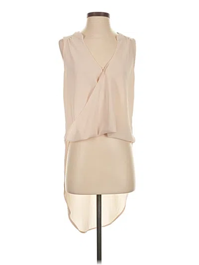 Pre-owned Astr Sleeveless Blouse In Brown
