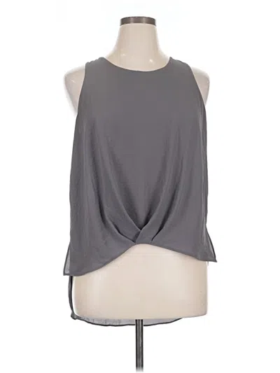 Pre-owned Astr Sleeveless Blouse In Gray