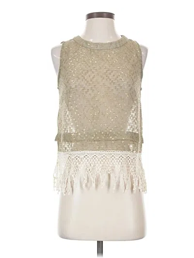 Pre-owned Astr Sleeveless Blouse In Ivory