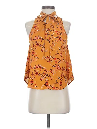 Pre-owned Astr Sleeveless Blouse In Orange