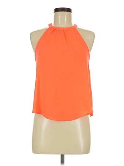 Pre-owned Astr Sleeveless Blouse In Orange