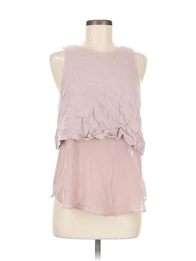 Pre-owned Astr Sleeveless Blouse In Pink