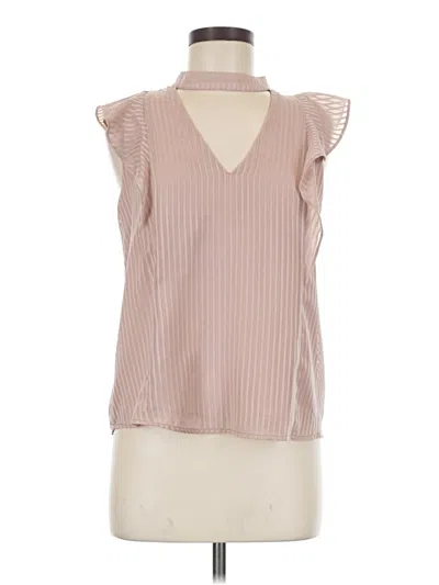 Pre-owned Astr Sleeveless Blouse In Pink