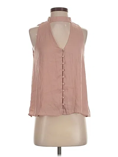 Pre-owned Astr Sleeveless Blouse In Pink