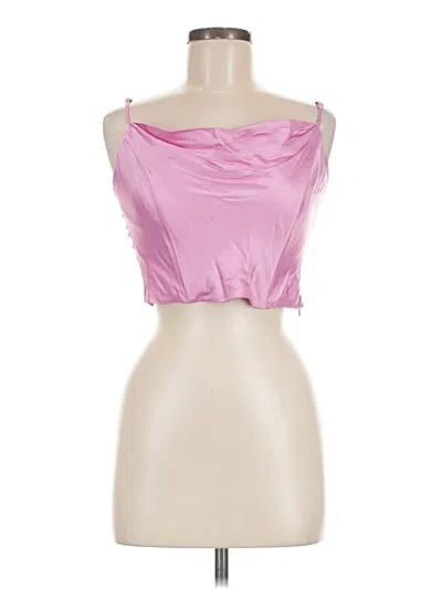 Pre-owned Astr Sleeveless Blouse In Pink