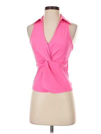 Pre-owned Astr Sleeveless Blouse In Pink
