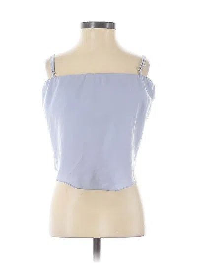 Pre-owned Astr Sleeveless Blouse In Purple