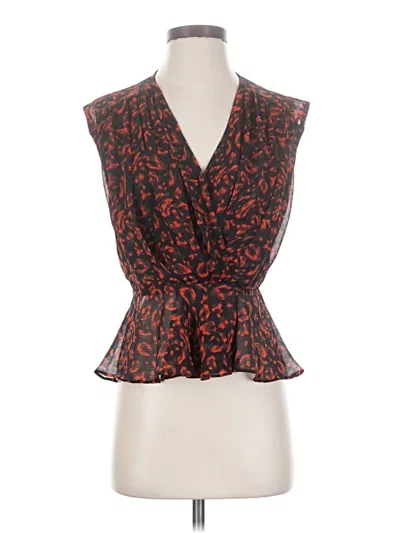 Pre-owned Astr Sleeveless Blouse In Red