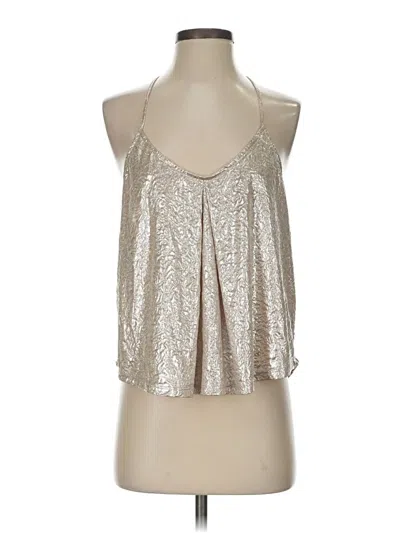 Pre-owned Astr Sleeveless Blouse In Silver