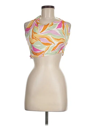 Pre-owned Astr Sleeveless Blouse In Yellow