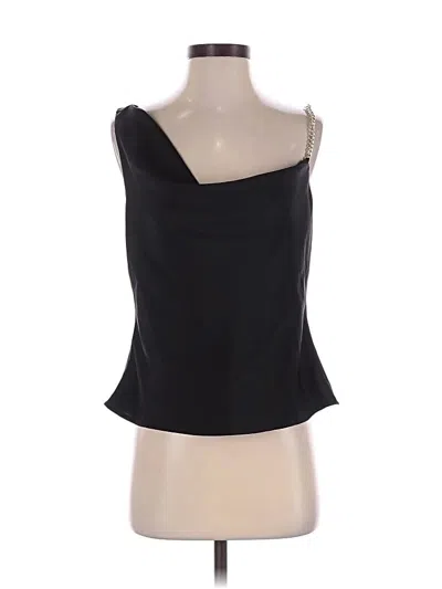 Pre-owned Astr Sleeveless Top Black Strapless Neckline Tops