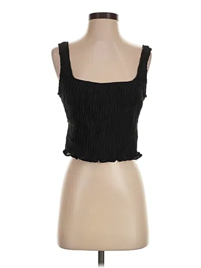 Pre-owned Astr Sleeveless Top Black Sweetheart Neckline Tops