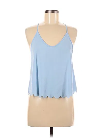 Pre-owned Astr Sleeveless Top Blue Halter Neckline Tops
