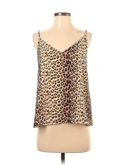 Pre-owned Astr Sleeveless Top Brown Sweetheart Neckline Tops