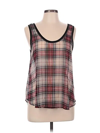 Pre-owned Astr Sleeveless Top Ivory Square Neckline Tops In White