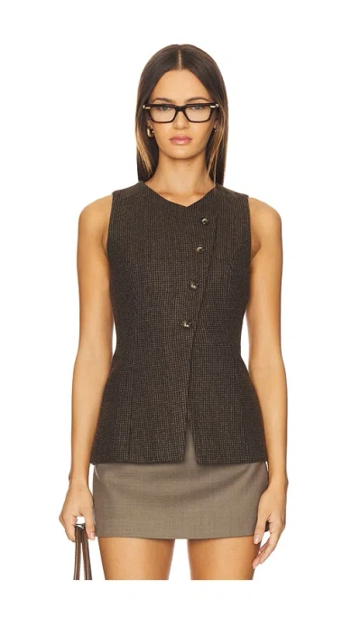 Astr Sonja Vest In Brown