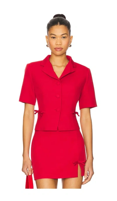 Astr Sophie Blazer In Red