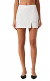Astr The Label Sophie Miniskirt In White