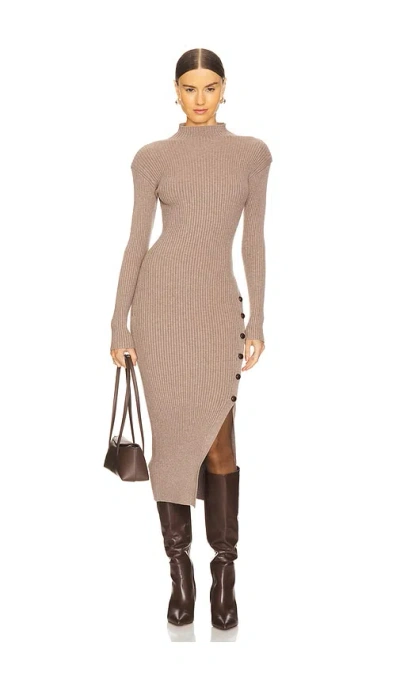 Astr Soryn Sweater Dress In Grey