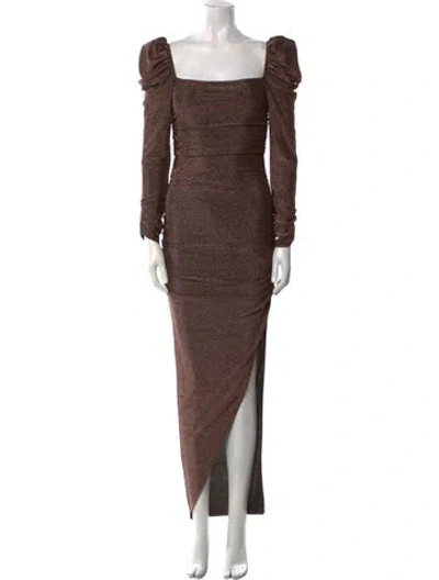 Pre-owned Astr Square Neckline Long Dress