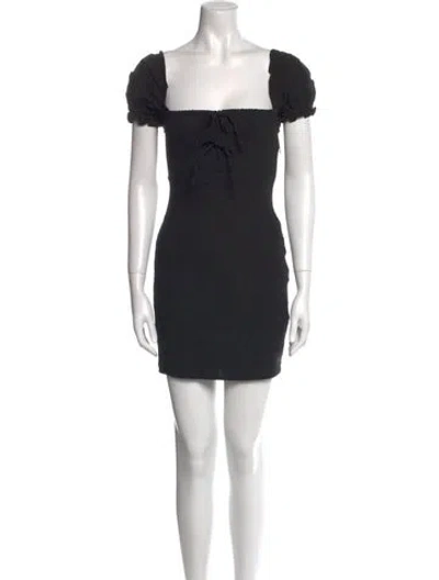 Pre-owned Astr Square Neckline Mini Dress In Multi