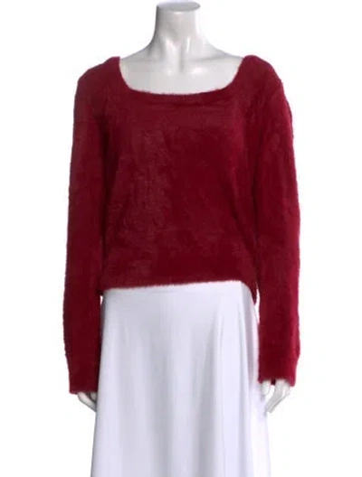 Pre-owned Astr Square Neckline Sweater In Pink