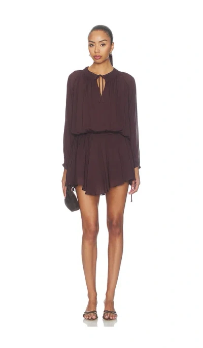 Astr Stacey Dress In Purple