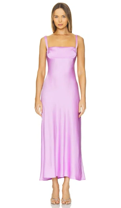Astr Stacie Dress In Lilac