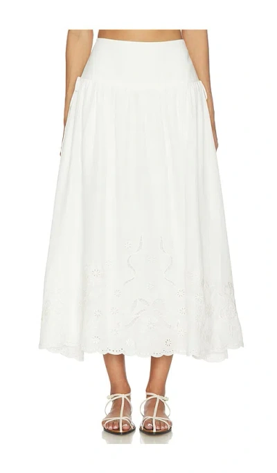 Astr Stevie Skirt In White