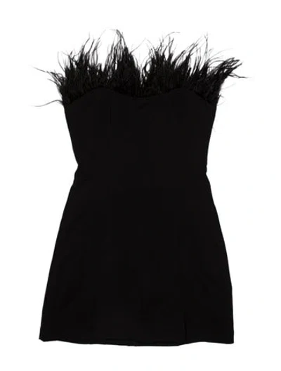 Pre-owned Astr Strapless Mini Dress W/ Tags In Black