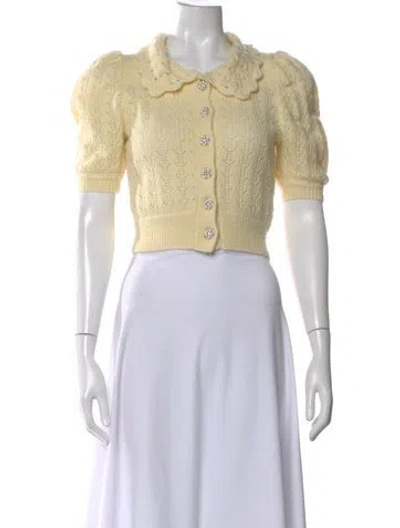 Pre-owned Astr Sweater In Yellow