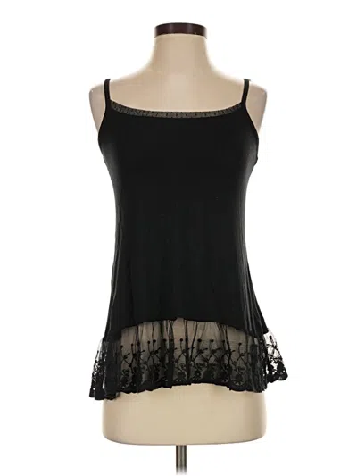 Pre-owned Astr Tank Top Black Strapless Neckline Tops