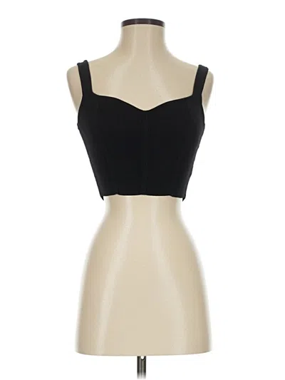Pre-owned Astr Tank Top Black Strapless Neckline Tops