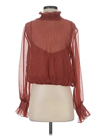 Pre-owned Astr Tank Top Burgundy Turtleneck Tops