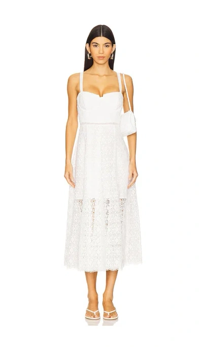 Astr Tenna Dress In White