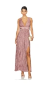 Astr Tesni Dress In Mauve