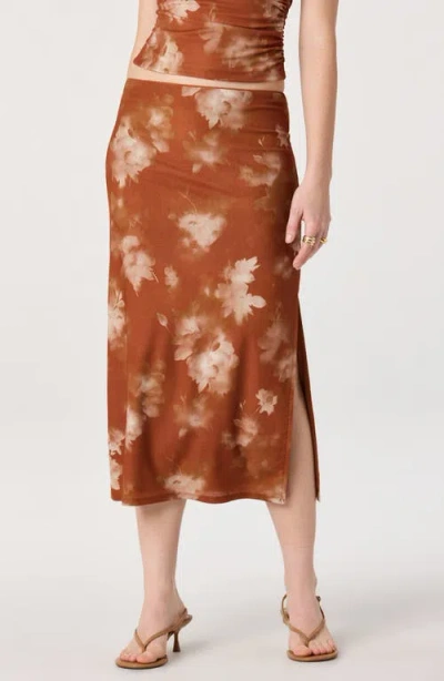Astr The Label Adalee Midi Skirt In Black