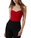Astr The Label Adana Corset Camisole In Red