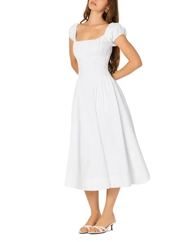 Astr The Label Adilene Midi Dress In White