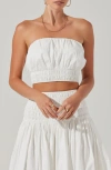Astr Alani Top White In White