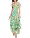 Astr The Label Aneira Maxi Dress In Green