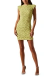 Astr Annika Crinkled Popcorn Mini In Light Green In Light Green
