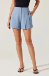 Astr The Label Artice Pleated Shorts