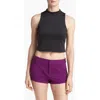 Astr The Label  'scuba' Mock Turtleneck Tank In Black