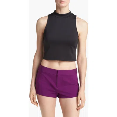 Astr The Label  'scuba' Mock Turtleneck Tank In Black